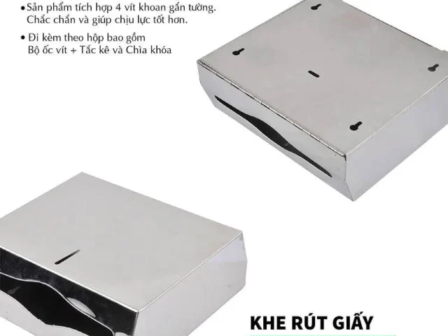 Hộp đựng khăn giấy lau tay inox Roto RT1220I RT1220I – ảnh 2