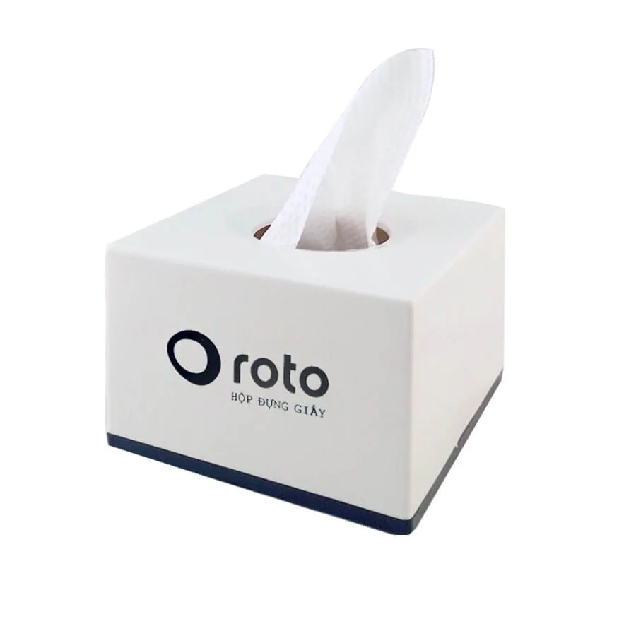 Hộp đựng khăn giấy rút để bàn Roto RT809W RT809W