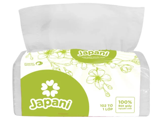 Khăn giấy lau tay rút Japani 20-1 JP20-1 – ảnh 2