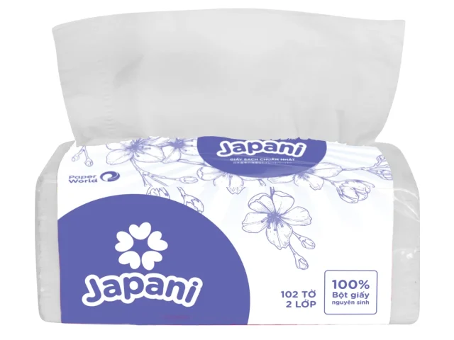 Khăn giấy lau tay rút Japani 20-2 JP20-2 – ảnh 3