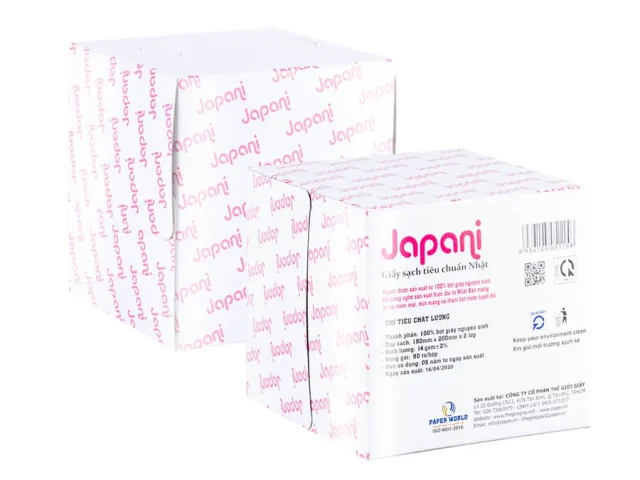 Khăn giấy rút hộp Japani Silk 80 JPS80 – ảnh 2