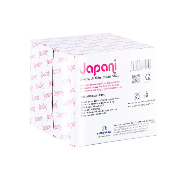 Khăn giấy rút hộp Japani Silk 80