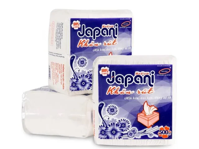 Khăn giấy ăn rút Japani 500X JP500X – ảnh 2