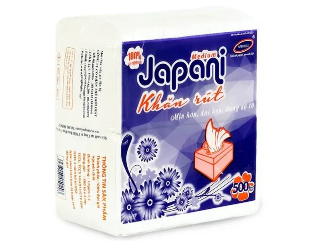 Khăn giấy ăn rút Japani 500X JP500X